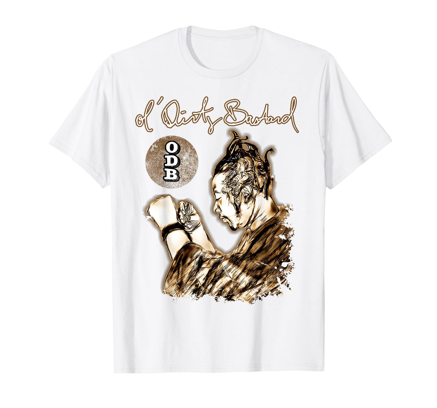 Odb Ol Dirty Ba Ard Mural Graffiti T-Shirt - Minimalist Print for Adults - T-Shirt, Sweatshirt, Hoodie