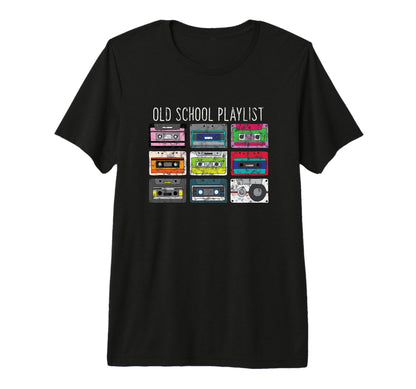 Cassette Tape Music 80S Old School T-Shirt - Fun Novelty Design Unisex - T-Shirt, Sweatshirt, Hoodie