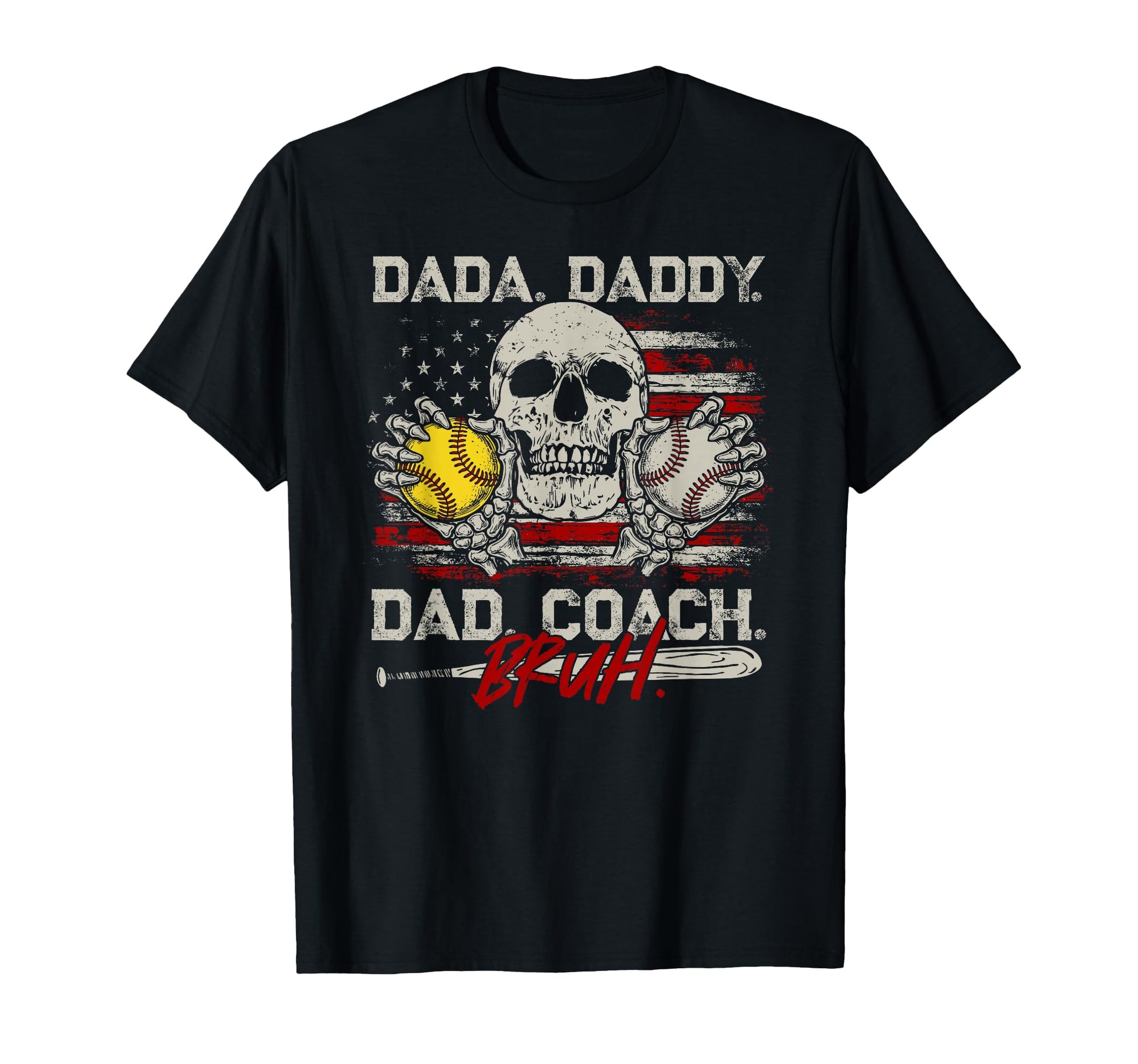 Baseball Coach Dad Fathers Day Funny Family T-Shirt - Trendy Graphic Unisex - T-Shirt, Sweatshirt, Hoodie