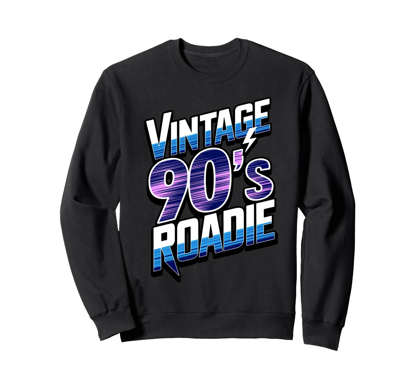 90S Roadie Rock Music Country Grunge Sweatshirt - Minimalist Print Unisex - T-Shirt, Sweatshirt, Hoodie