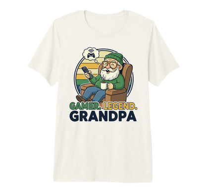 Funny Gamer Grandpa Gift Dad Daddy T-Shirt - Fun Novelty Design for Adults - T-Shirt, Sweatshirt, Hoodie