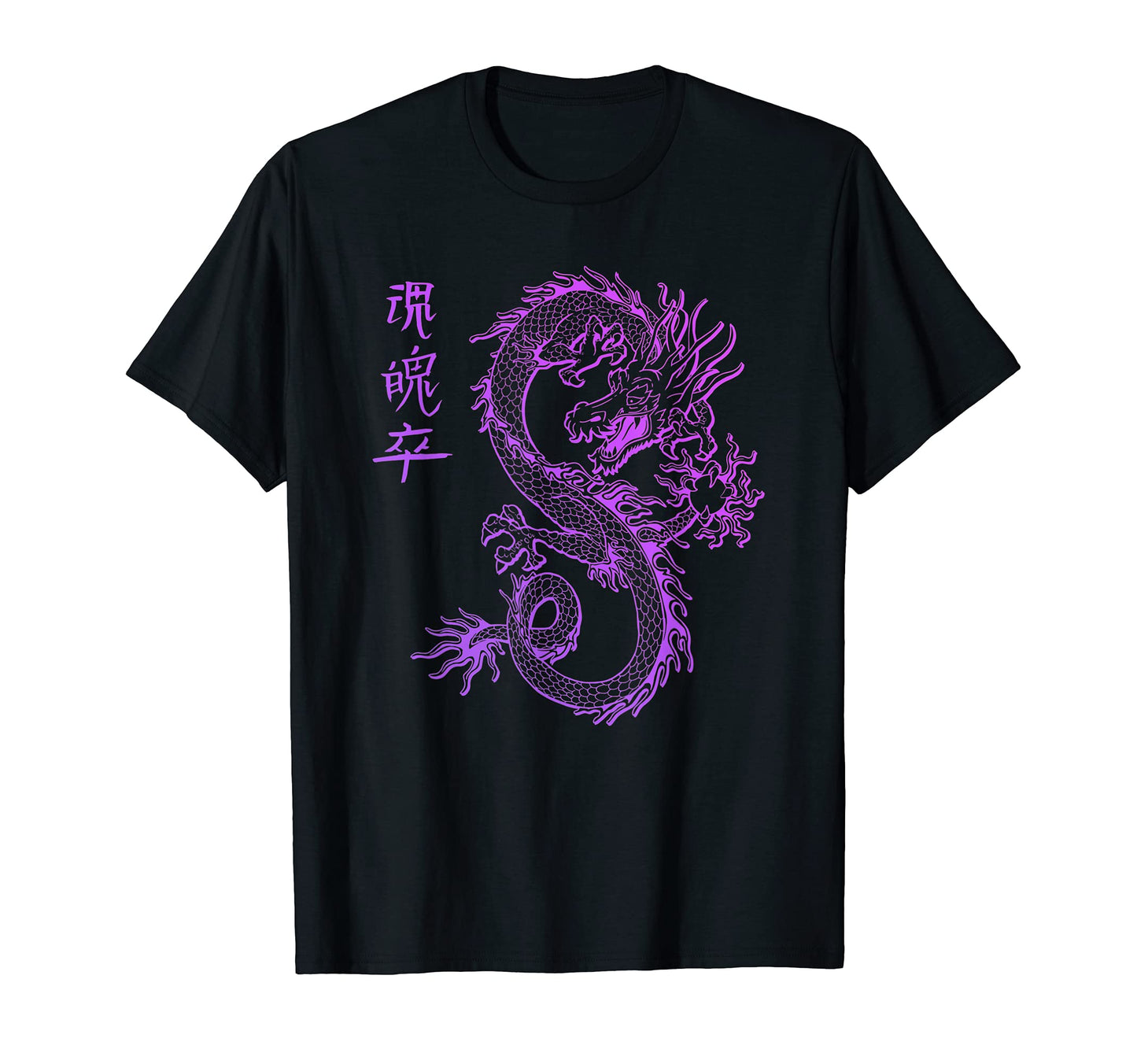 Japan Dragon Vaporwave Aesthetic T-Shirt - Casual Everyday Wear Men Women - T-Shirt, Sweatshirt, Hoodie