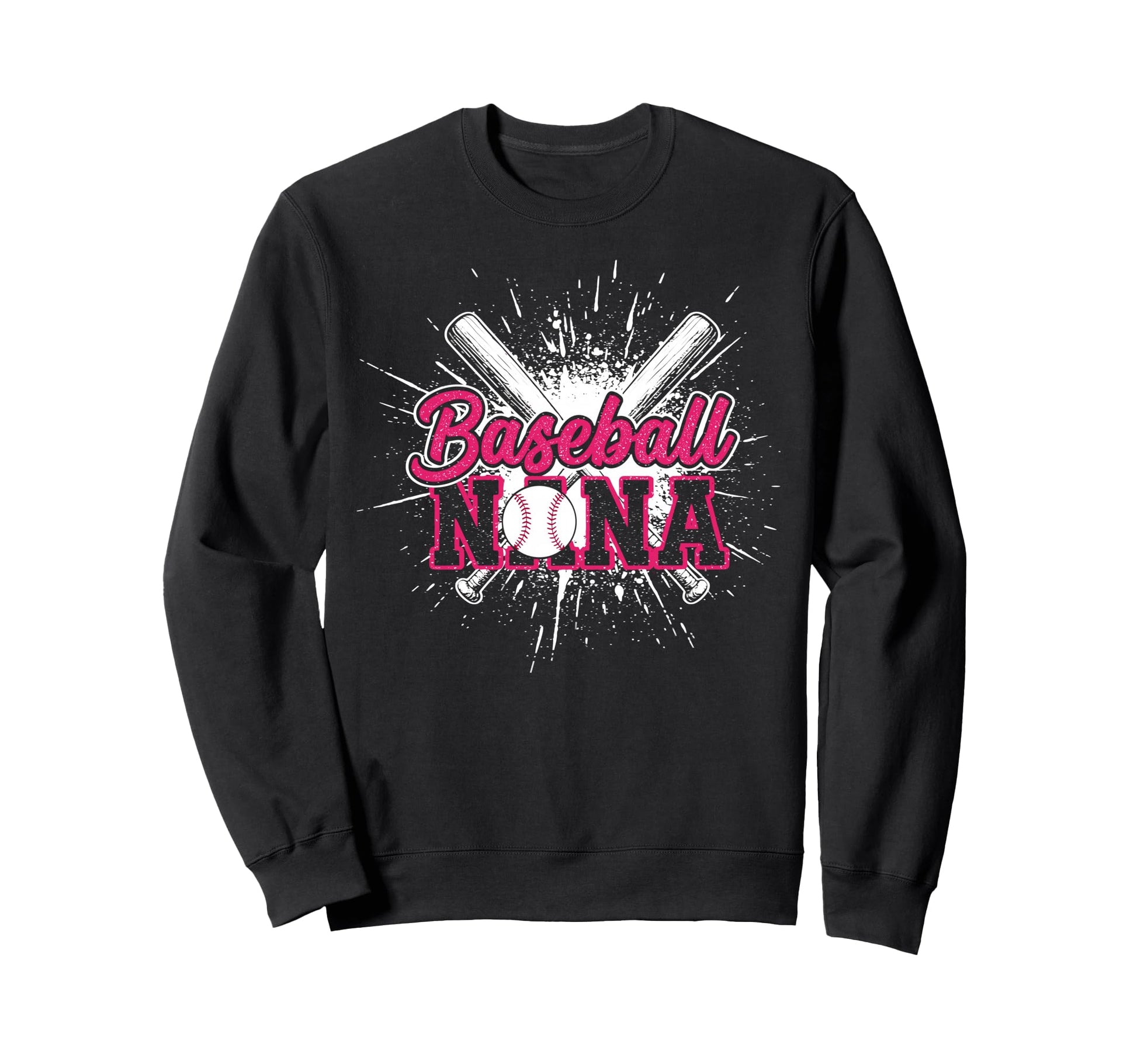 Baseball Nana Grandma Sweatshirt - Trendy Graphic Unisex - T-Shirt, Sweatshirt, Hoodie