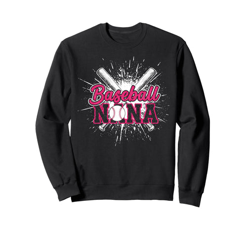 Baseball Nana Grandma Sweatshirt - Trendy Graphic Unisex - T-Shirt, Sweatshirt, Hoodie