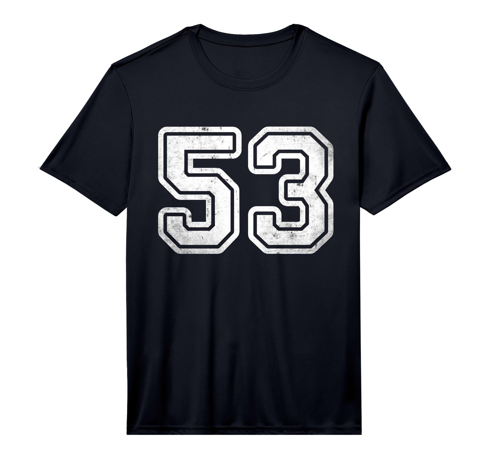 Sports Team Number 53 Performance T-Shirt - Aesthetic Graphic for Adults - T-Shirt, Sweatshirt, Hoodie