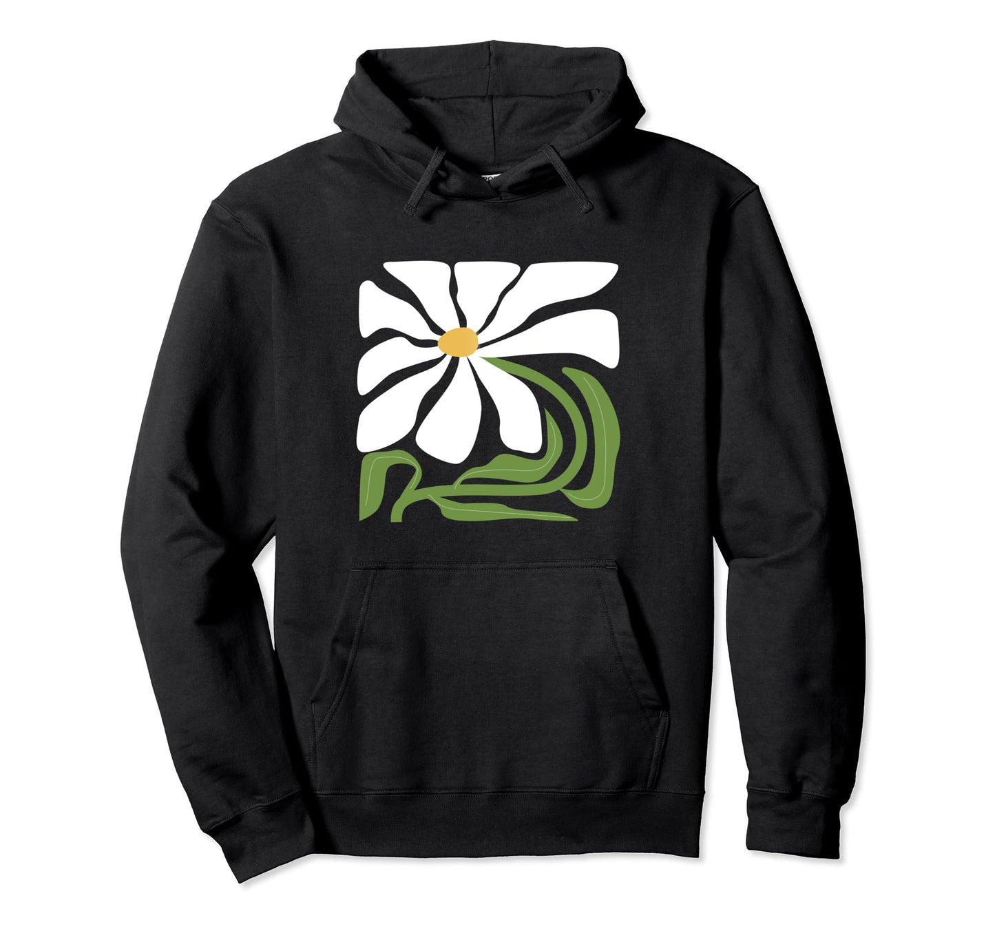 Awesome Boho Daisy Flower Big Daisy Hoodie - Custom Art Print Unisex - T-Shirt, Sweatshirt, Hoodie