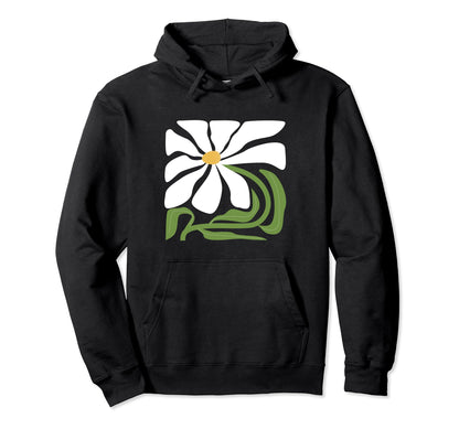 Awesome Boho Daisy Flower Big Daisy Hoodie - Custom Art Print Unisex - T-Shirt, Sweatshirt, Hoodie