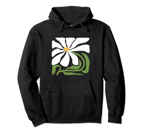 Awesome Boho Daisy Flower Big Daisy Hoodie - Custom Art Print Unisex - T-Shirt, Sweatshirt, Hoodie