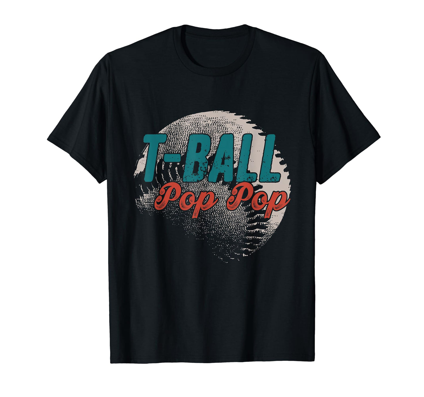 T Ball Pop Pop Baseball Fathers Day T-Shirt - Aesthetic Graphic Unisex - T-Shirt, Sweatshirt, Hoodie