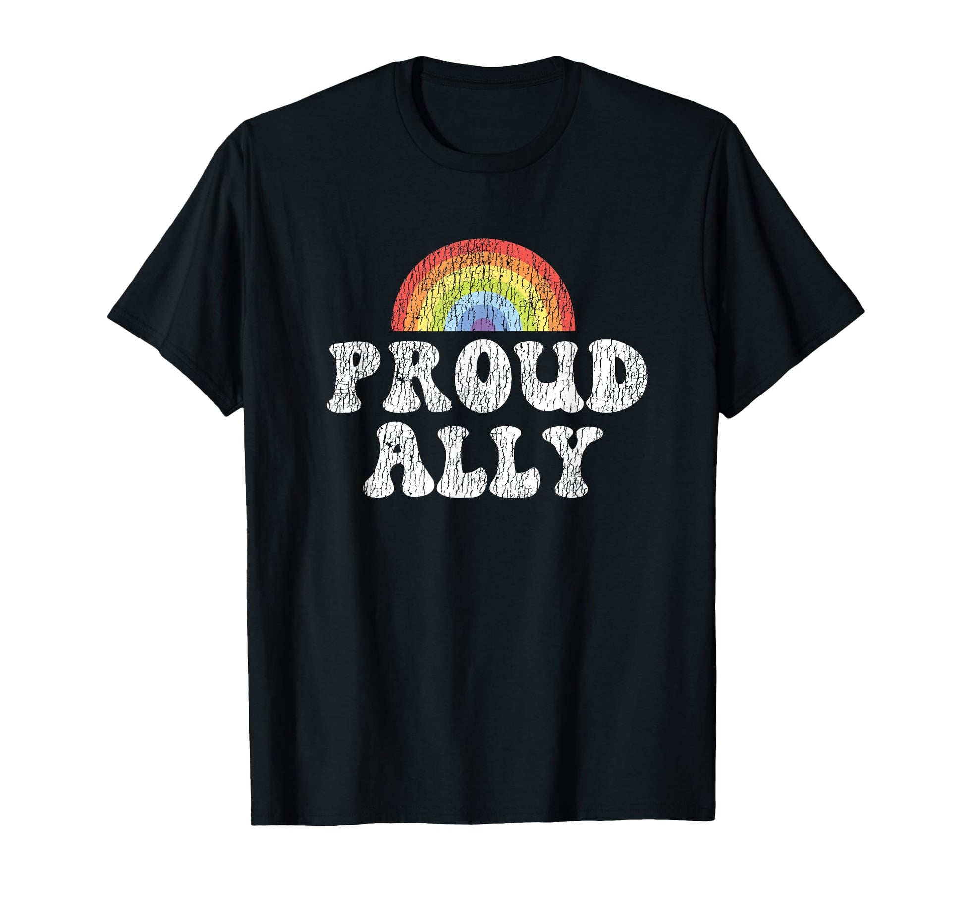 Lgbt Pride Rainbow Proud Ally T-Shirt - Streetwear Style Unisex - T-Shirt, Sweatshirt, Hoodie