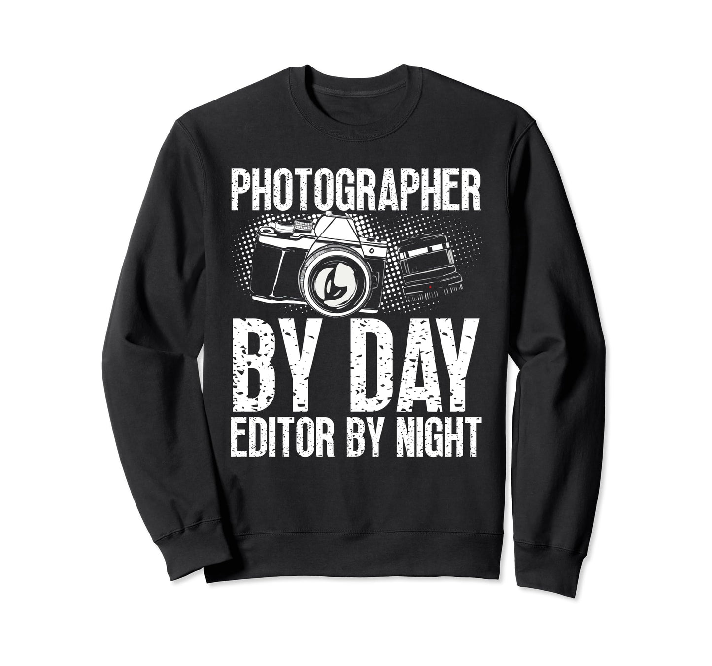 Photo Camera Photographer Flash Sweatshirt - Casual Everyday Wear Unisex - T-Shirt, Sweatshirt, Hoodie