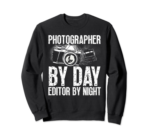Photo Camera Photographer Flash Sweatshirt - Casual Everyday Wear Unisex - T-Shirt, Sweatshirt, Hoodie