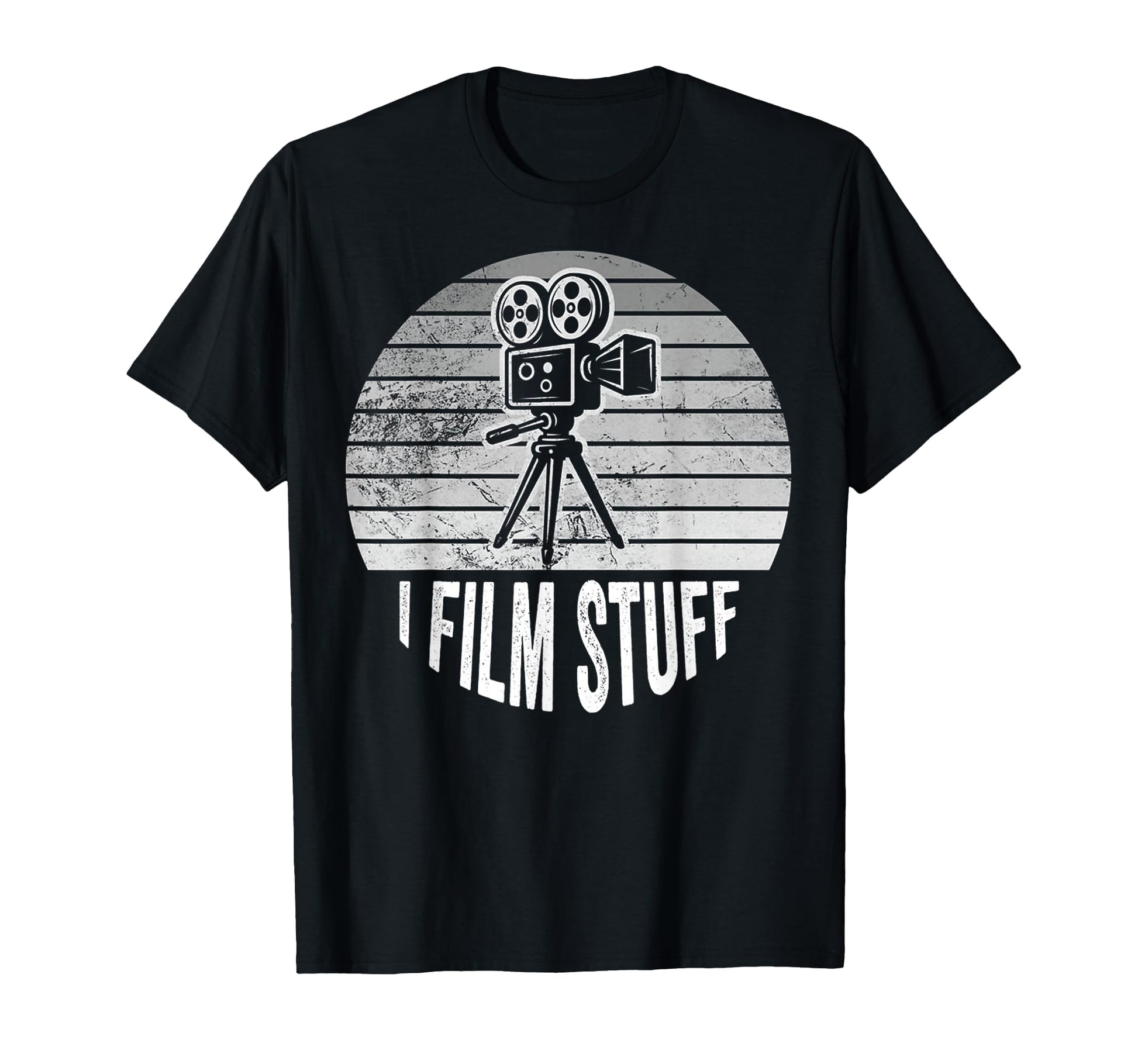 I Film Stuff Movie Camera T-Shirt - Graphic Print for Adults - T-Shirt, Sweatshirt, Hoodie