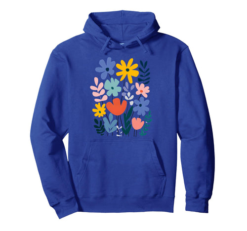 Boho Flowers Funny Floral Summer Hoodie - Fun Novelty Design Men Women - T-Shirt, Sweatshirt, Hoodie