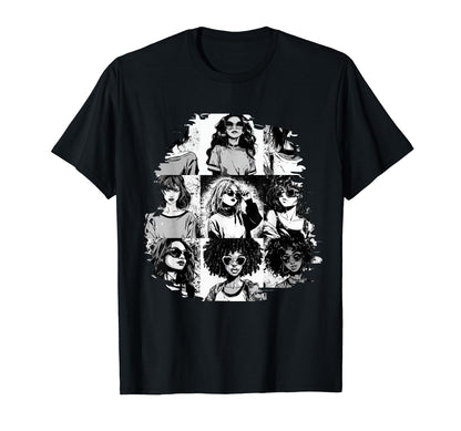 90S Grunge Anime Mens And Womens T-Shirt - Trendy Graphic for Adults - T-Shirt, Sweatshirt, Hoodie