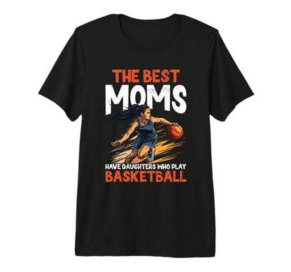 Game Day Basketball Mom Tri Blend T-Shirt - Unique Graphic Men Women - T-Shirt, Sweatshirt, Hoodie