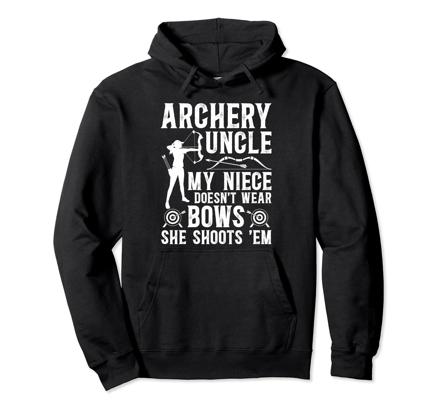Archery Uncle Funny Uncle Archer Uncle Hoodie - Aesthetic Graphic Men Women - T-Shirt, Sweatshirt, Hoodie