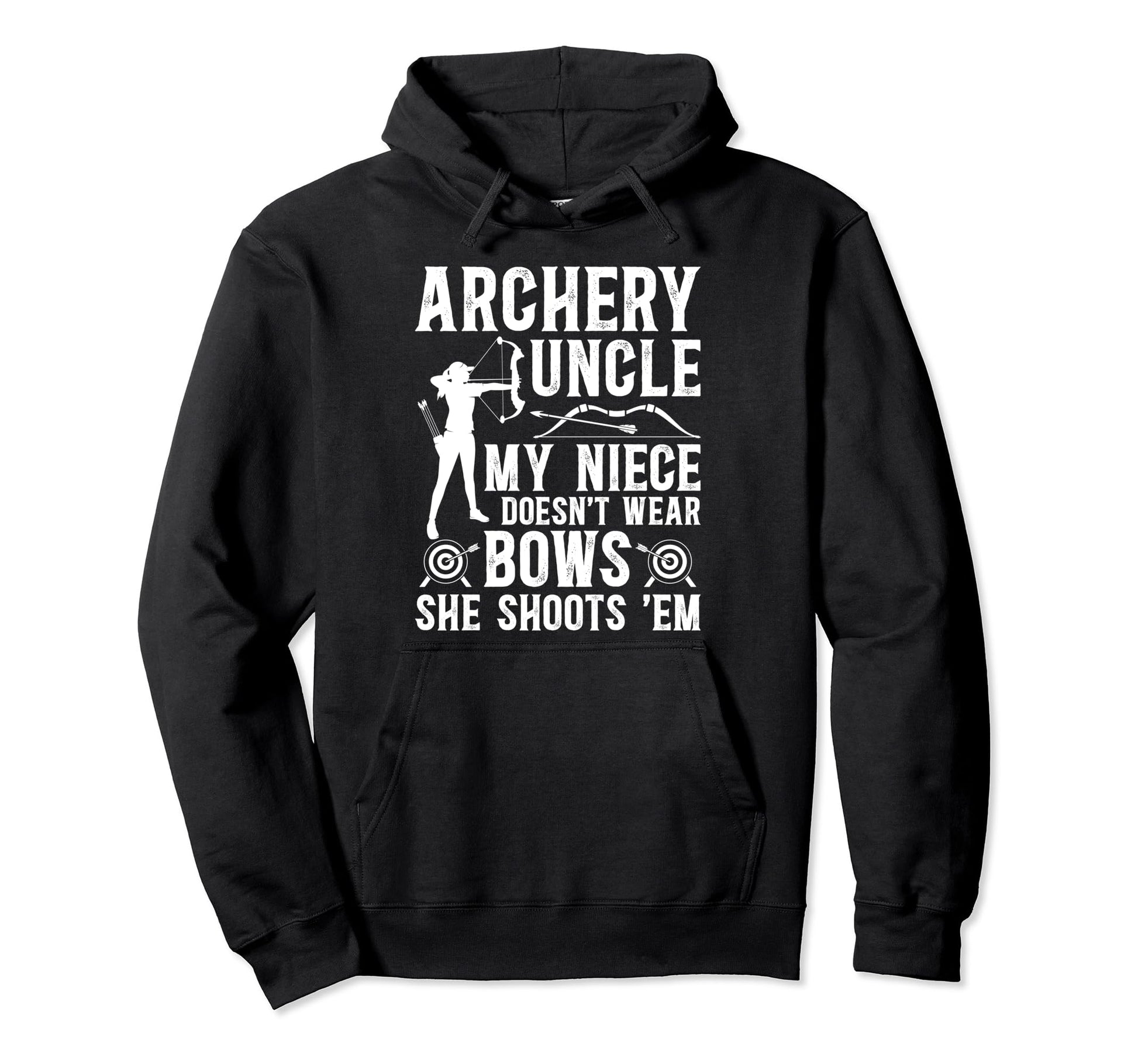 Archery Uncle Funny Uncle Archer Uncle Hoodie - Aesthetic Graphic Men Women - T-Shirt, Sweatshirt, Hoodie