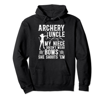 Archery Uncle Funny Uncle Archer Uncle Hoodie - Aesthetic Graphic Men Women - T-Shirt, Sweatshirt, Hoodie