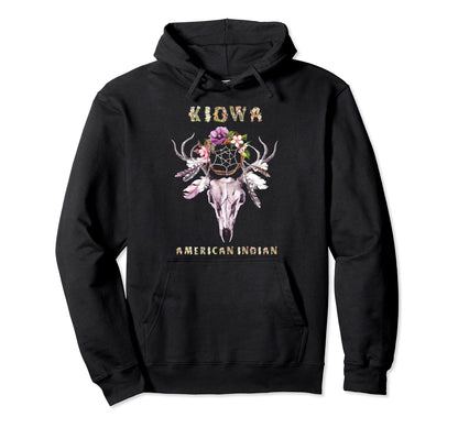 Kiowa American Indian Tribe Boho Hoodie - Custom Art Print for Adults - T-Shirt, Sweatshirt, Hoodie