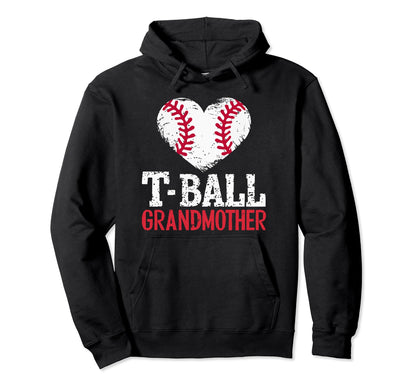 Baseball Grandma Grandmother Granny Hoodie - Minimalist Print Men Women - T-Shirt, Sweatshirt, Hoodie
