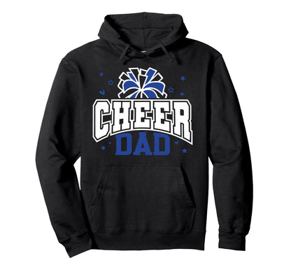 Cheer Dad Cheerleader Cheerleading Game Day Hoodie - Trendy Graphic Unisex - T-Shirt, Sweatshirt, Hoodie
