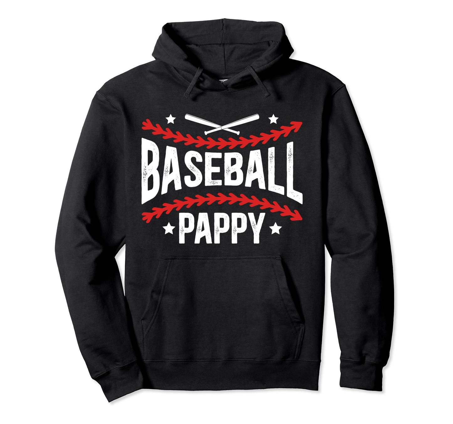 Baseball Pappy Best Grandpa Pappy Baseball Hoodie - Novelty Apparel Unisex - T-Shirt, Sweatshirt, Hoodie
