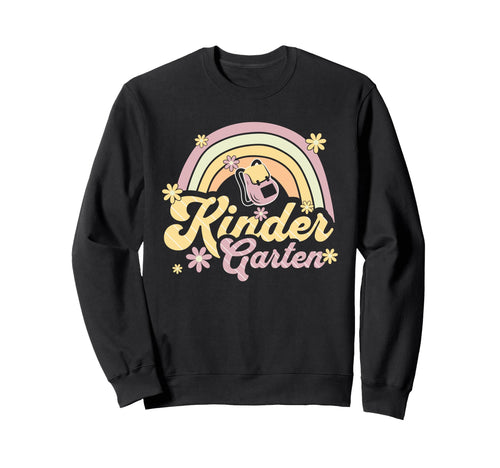 Kindergarten Rainbow Backpack Sweatshirt - Aesthetic Graphic Men Women - T-Shirt, Sweatshirt, Hoodie