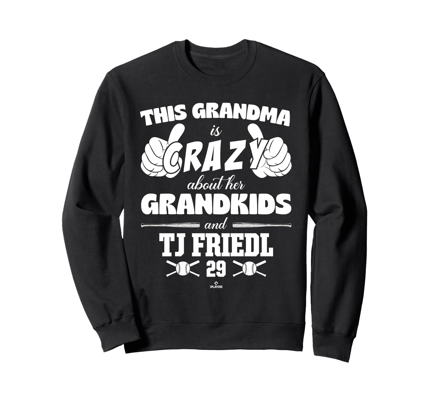 Grandma Crazy Tj Friedl Sweatshirt - Custom Art Print for Adults - T-Shirt, Sweatshirt, Hoodie