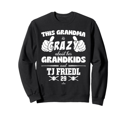 Grandma Crazy Tj Friedl Sweatshirt - Custom Art Print for Adults - T-Shirt, Sweatshirt, Hoodie