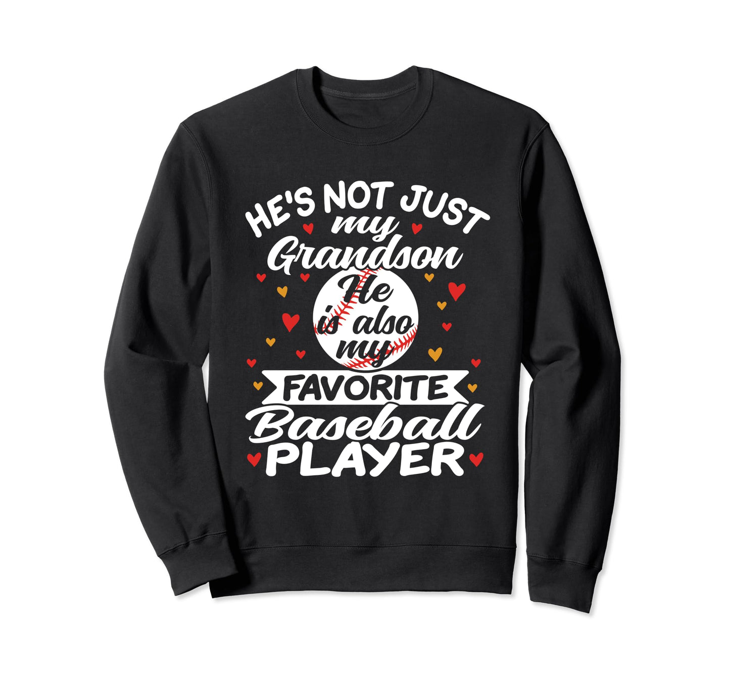 Baseball Grandma Grandpa Sweatshirt - Minimalist Print Men Women - T-Shirt, Sweatshirt, Hoodie