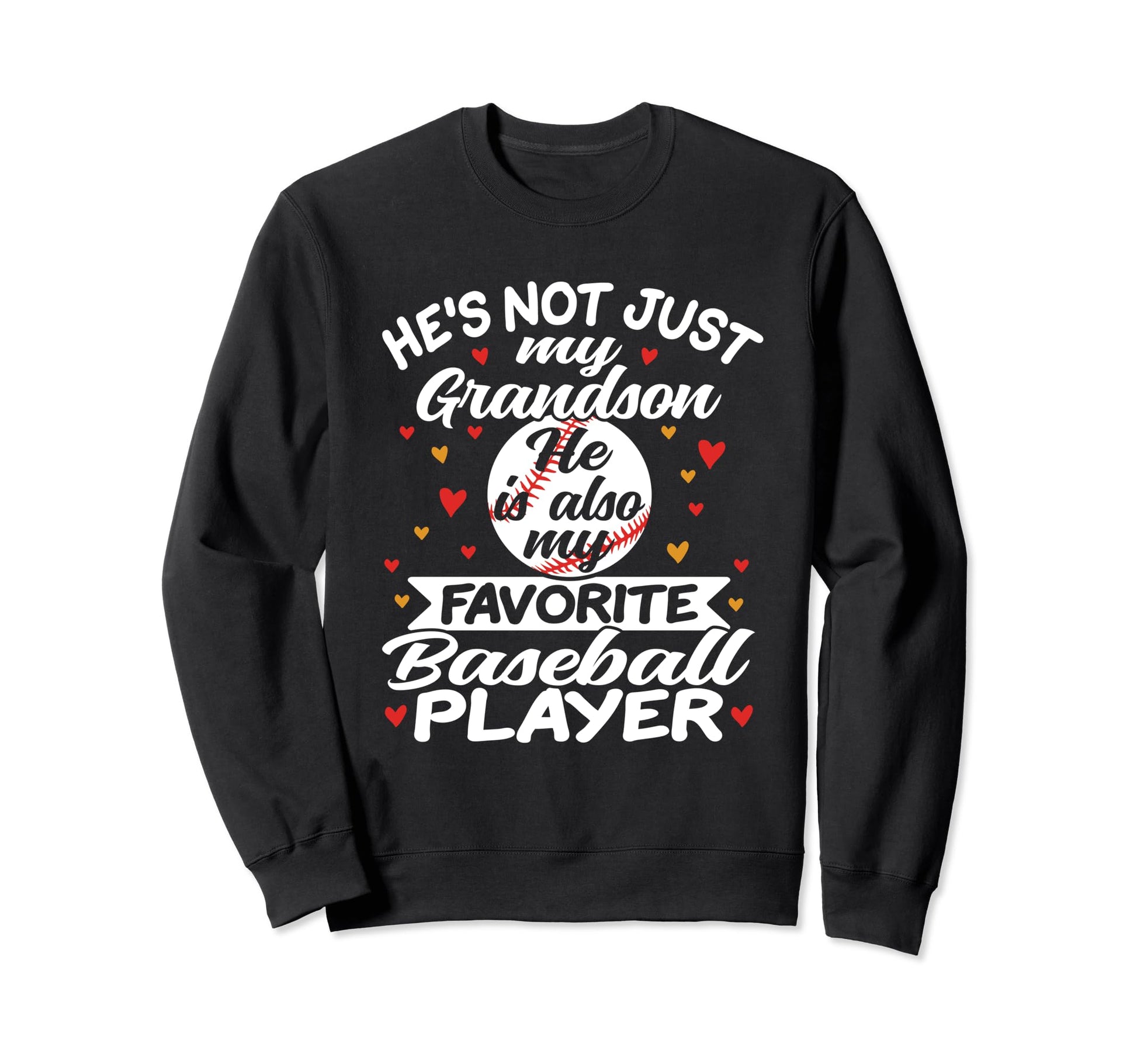 Baseball Grandma Grandpa Sweatshirt - Minimalist Print Men Women - T-Shirt, Sweatshirt, Hoodie
