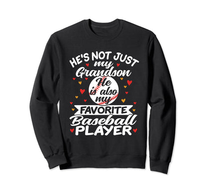 Baseball Grandma Grandpa Sweatshirt - Minimalist Print Men Women - T-Shirt, Sweatshirt, Hoodie