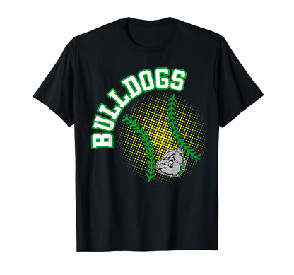 Bulldogs Softball Mom Game Day T-Shirt - Fun Novelty Design for Adults - T-Shirt, Sweatshirt, Hoodie