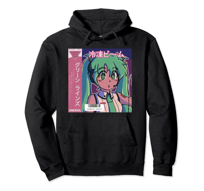 Vaporwave Anime Aesthetic 80S Hoodie - Streetwear Style Men Women - T-Shirt, Sweatshirt, Hoodie