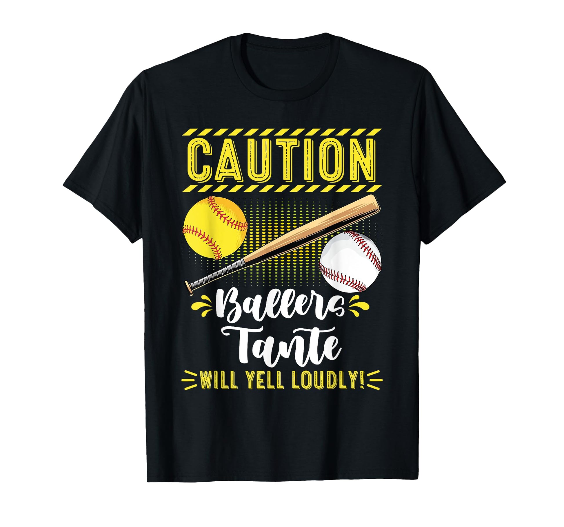 Ballers Tante Funny Baseball T-Shirt - Fun Novelty Design Men Women - T-Shirt, Sweatshirt, Hoodie