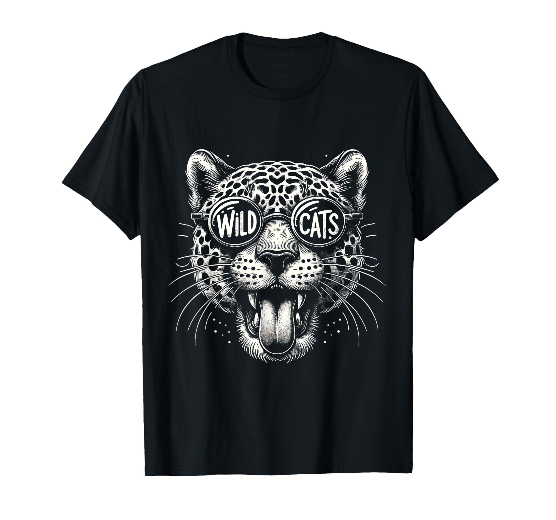 Wildcats School Sports Fan Team T-Shirt - Custom Art Print for Adults - T-Shirt, Sweatshirt, Hoodie