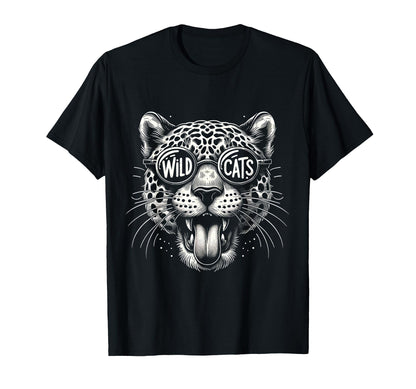 Wildcats School Sports Fan Team T-Shirt - Custom Art Print for Adults - T-Shirt, Sweatshirt, Hoodie