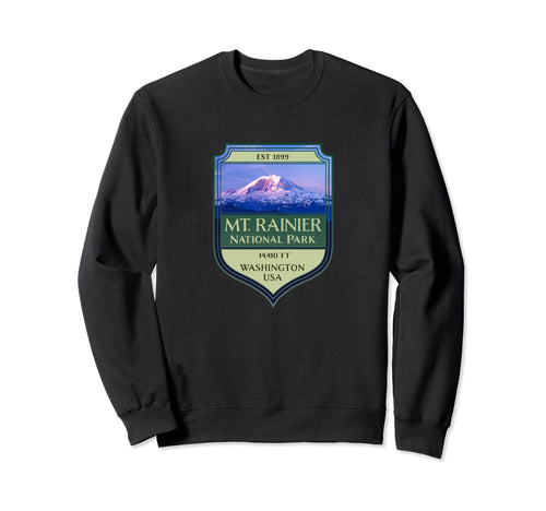 Mt Rainier National Park Picture Sweatshirt - Fun Novelty Design Unisex - T-Shirt, Sweatshirt, Hoodie