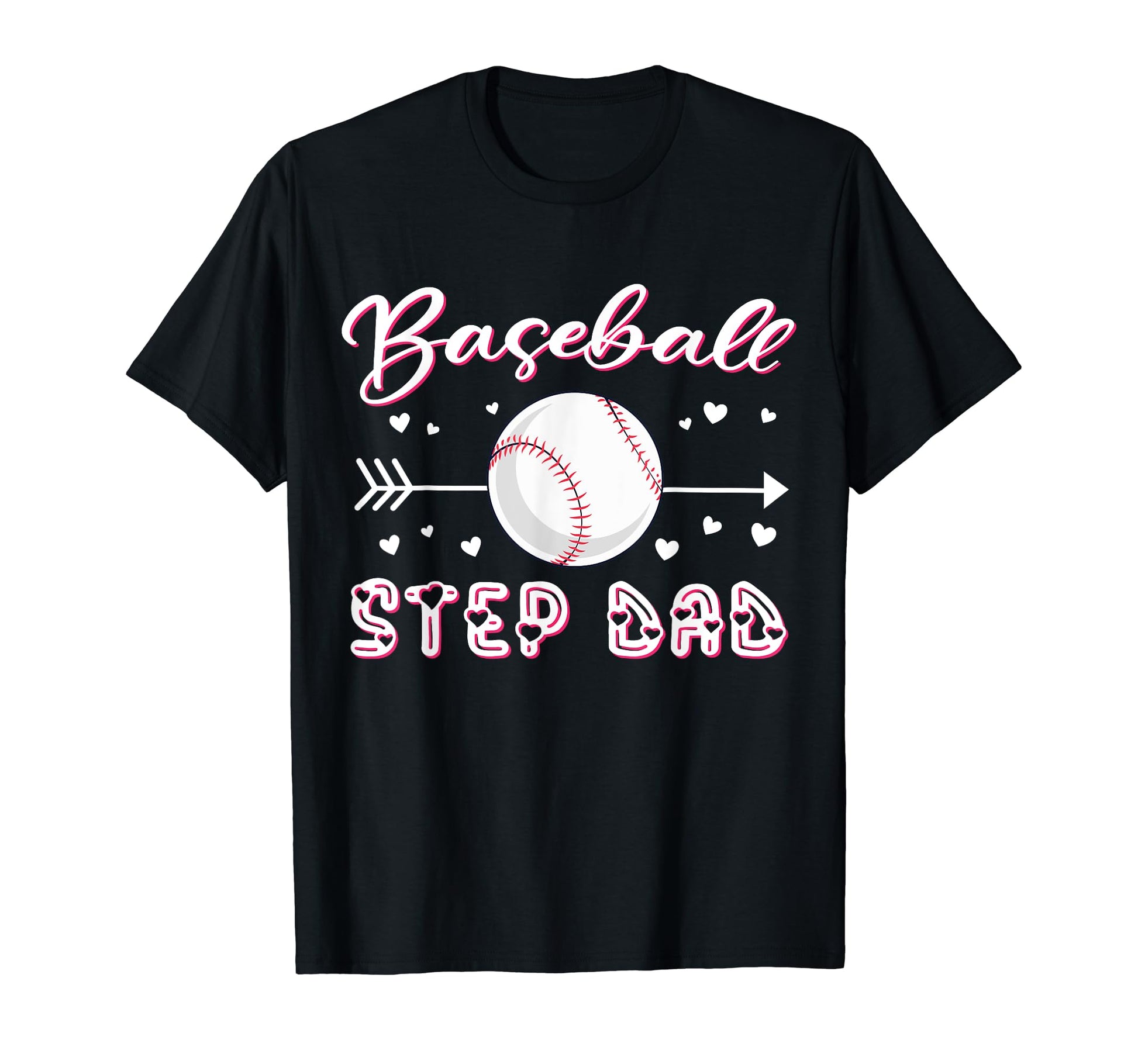 Baseball Step Dad Baseball Sport T-Shirt - Aesthetic Graphic Men Women - T-Shirt, Sweatshirt, Hoodie