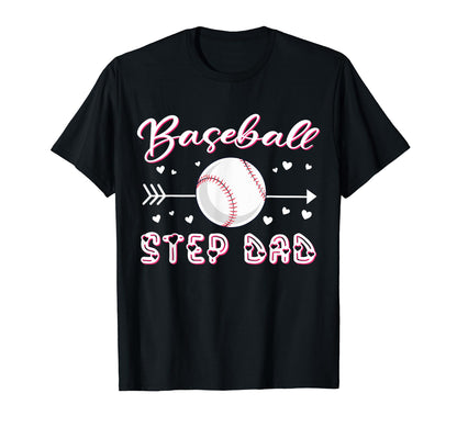 Baseball Step Dad Baseball Sport T-Shirt - Aesthetic Graphic Men Women - T-Shirt, Sweatshirt, Hoodie