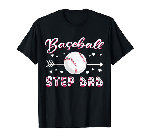 Baseball Step Dad Baseball Sport T-Shirt - Aesthetic Graphic Men Women - T-Shirt, Sweatshirt, Hoodie