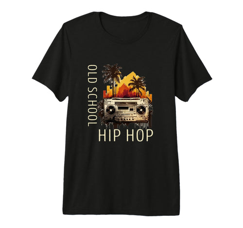 Old School Hip Hop Dance Music 80S T-Shirt - Custom Art Print for Adults - T-Shirt, Sweatshirt, Hoodie