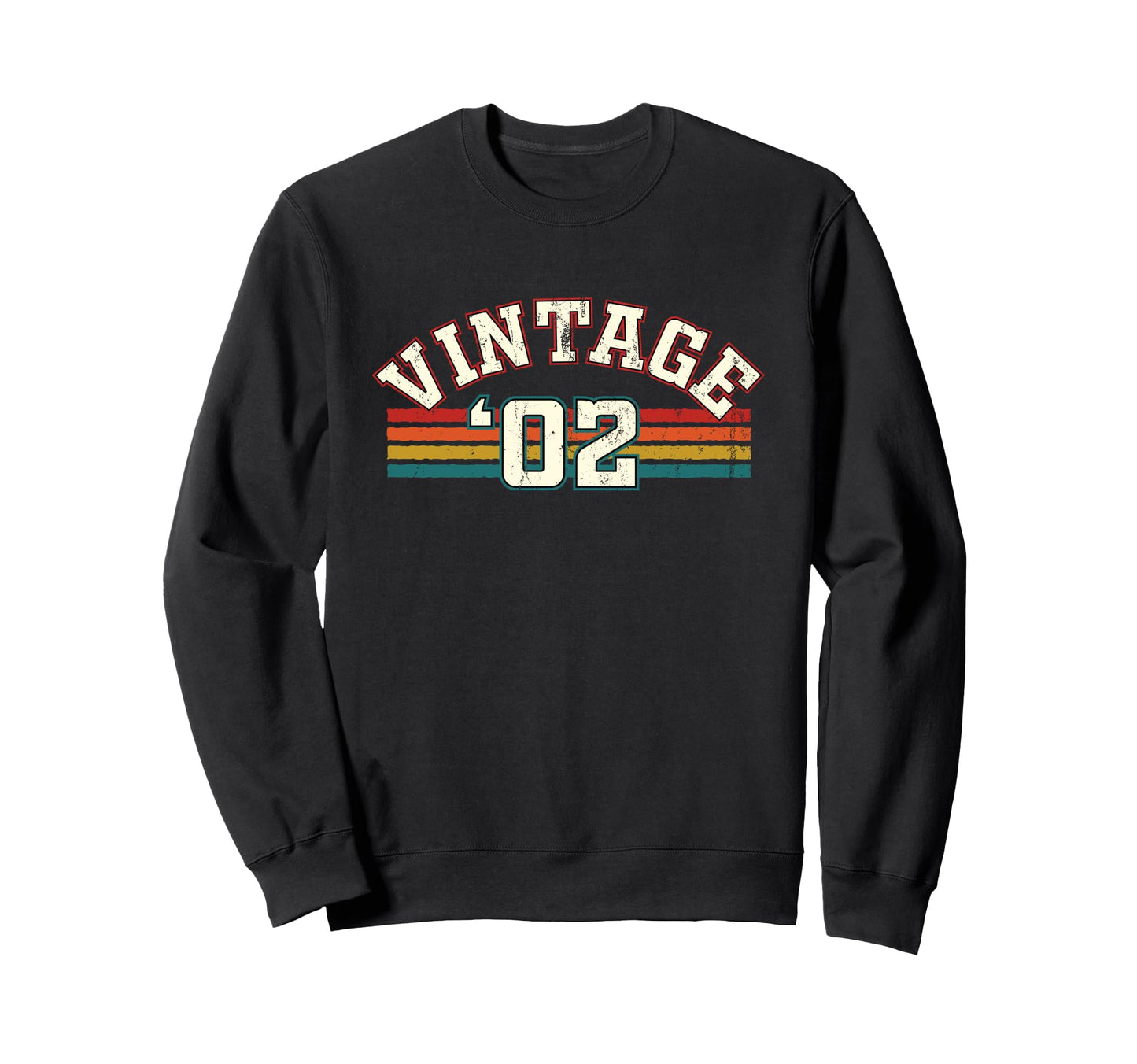 2002 Birth Year Birthday Sweatshirt - Casual Everyday Wear Men Women - T-Shirt, Sweatshirt, Hoodie