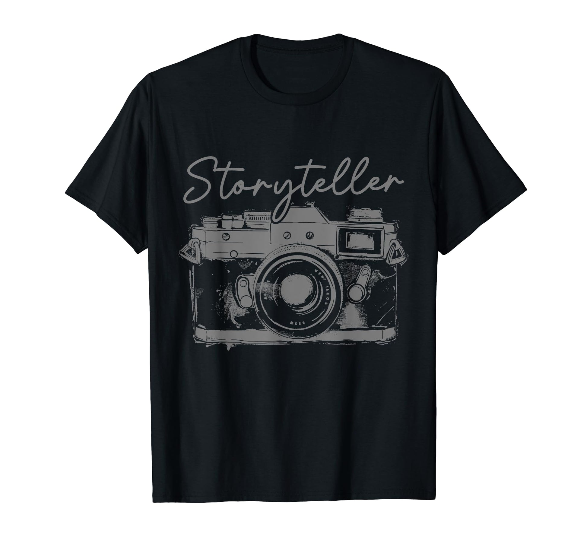 Photographer Storyteller Camera T-Shirt - Casual Everyday Wear Men Women - T-Shirt, Sweatshirt, Hoodie