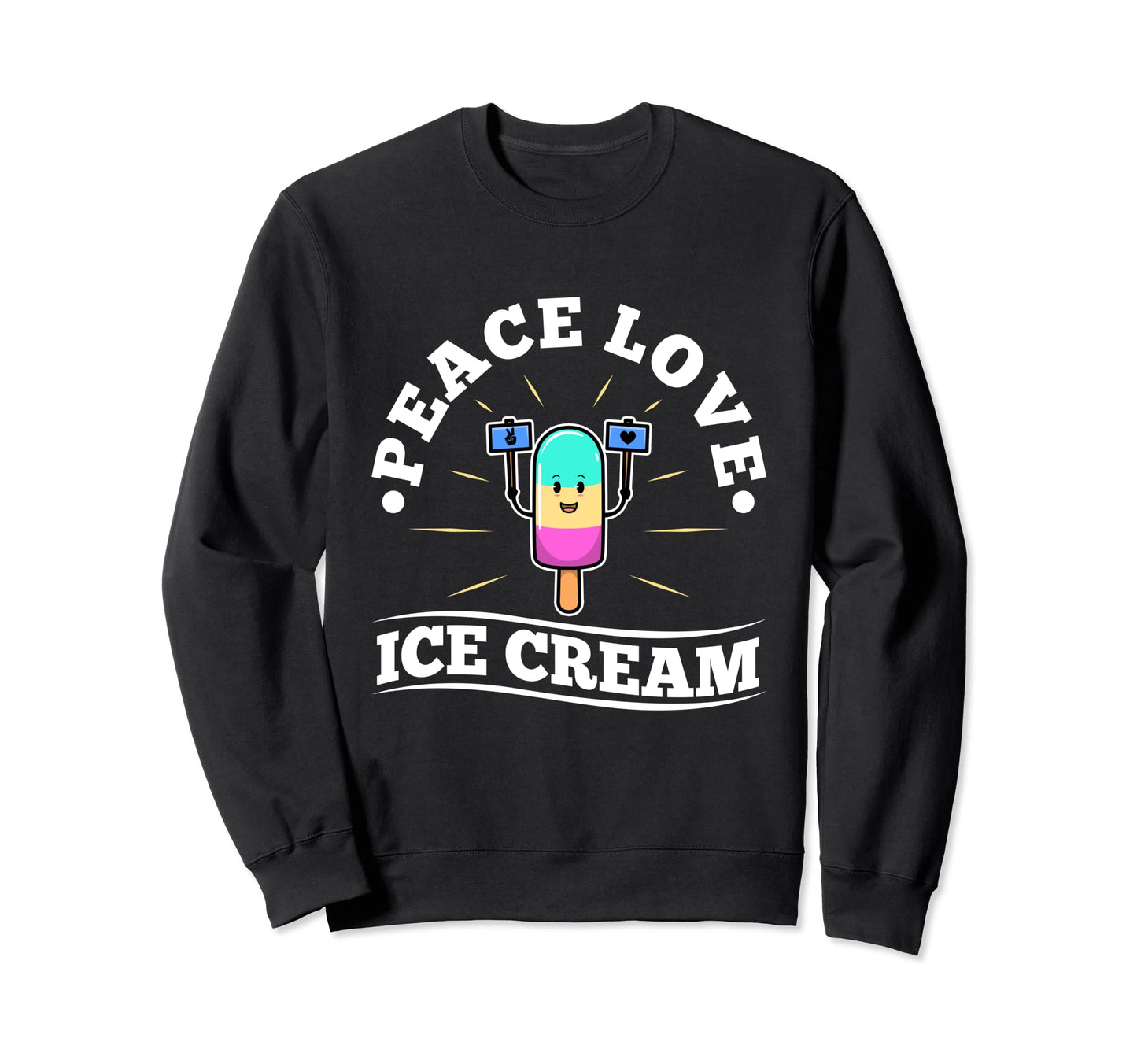 Summer Ice Creme Lover Vanilla Sweatshirt - Novelty Apparel Men Women - T-Shirt, Sweatshirt, Hoodie