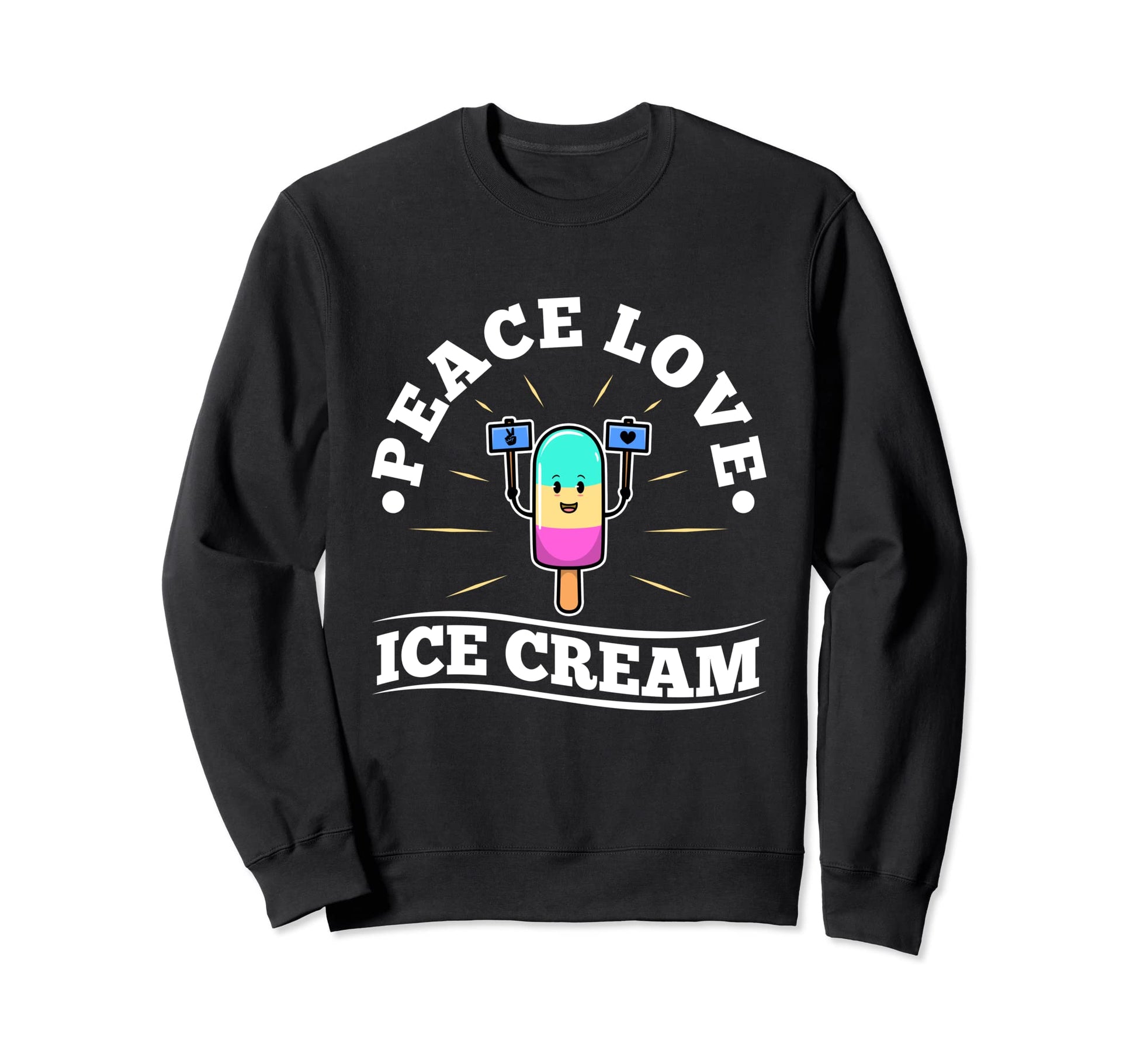 Summer Ice Creme Lover Vanilla Sweatshirt - Novelty Apparel Men Women - T-Shirt, Sweatshirt, Hoodie