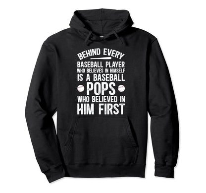 Baseball Pops Who Believed Pops Baseball Hoodie - Graphic Print Unisex - T-Shirt, Sweatshirt, Hoodie