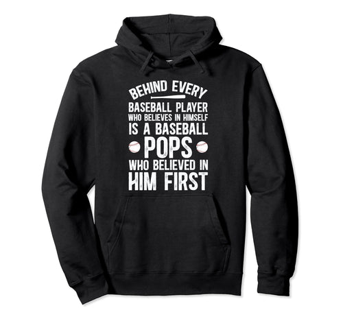 Baseball Pops Who Believed Pops Baseball Hoodie - Graphic Print Unisex - T-Shirt, Sweatshirt, Hoodie