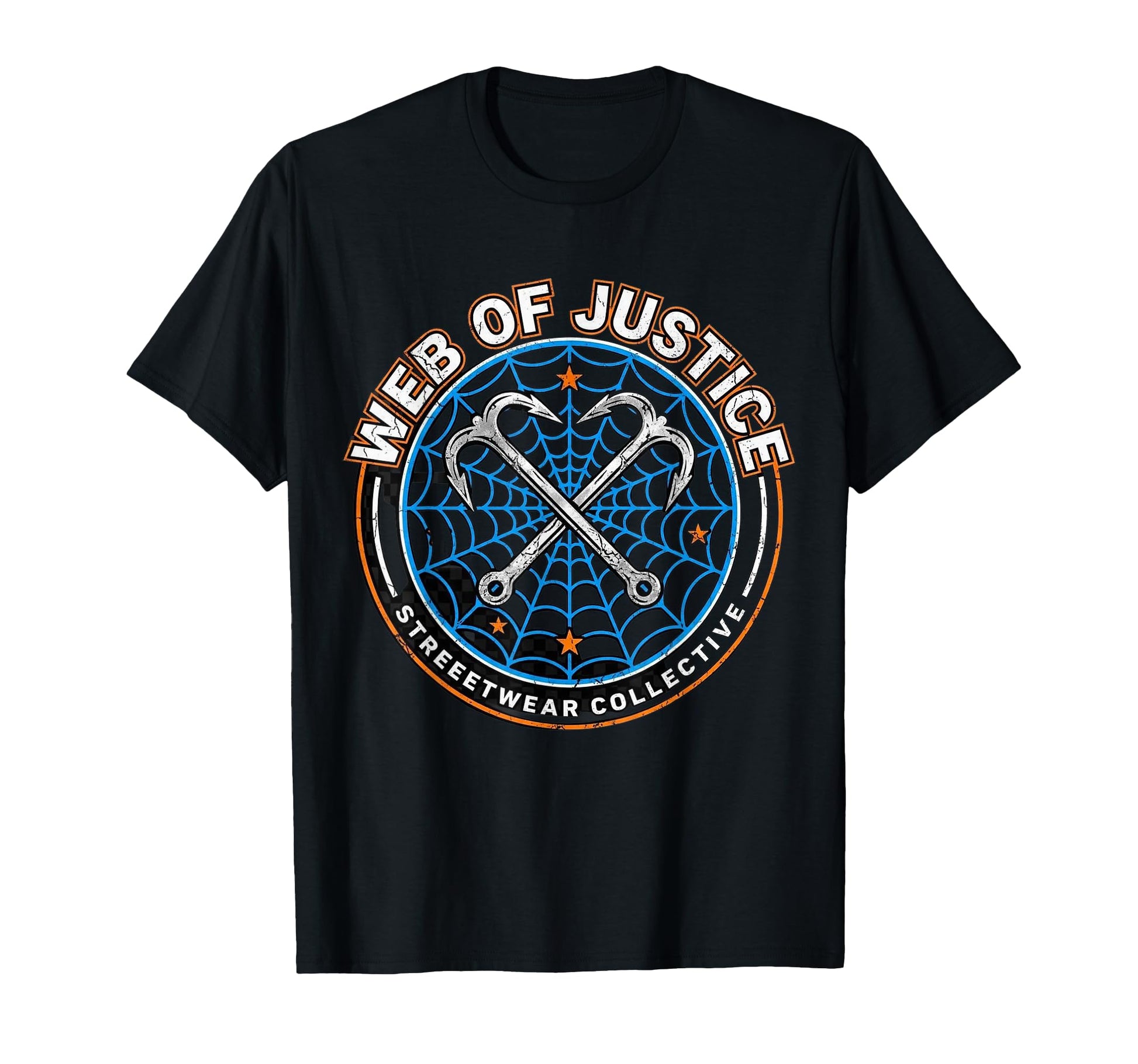 Web Justice Vigilante Grappling Hook T-Shirt - Aesthetic Graphic Unisex - T-Shirt, Sweatshirt, Hoodie